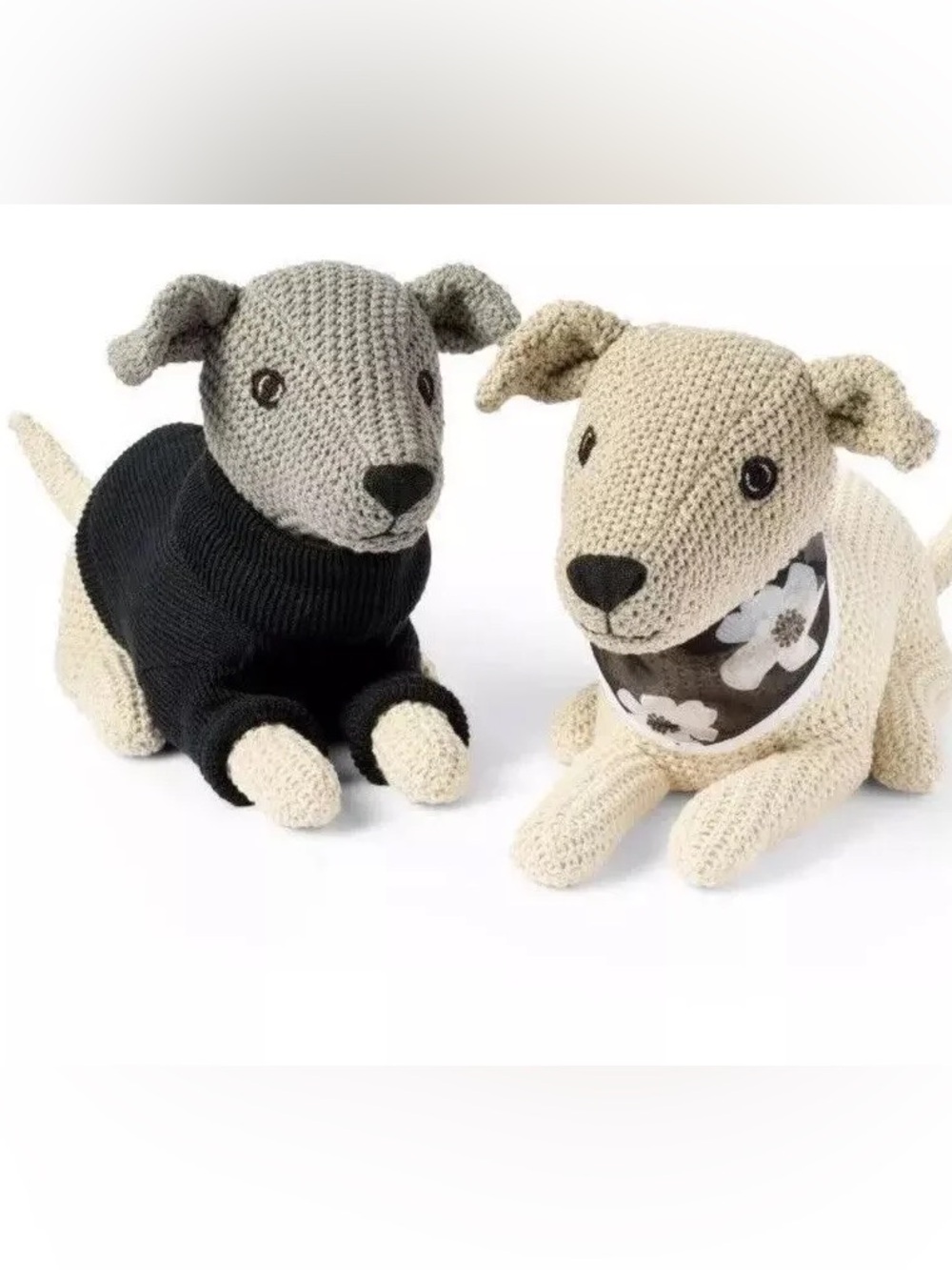 Ghost & Wren Plush Set from The Cuddle Collab- Italian Greyhound Dog Plush NWT